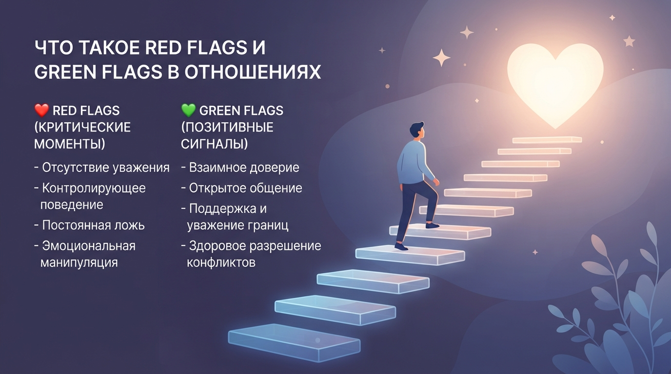 Что такое «red flags» и «green flags» в отношениях: полный список