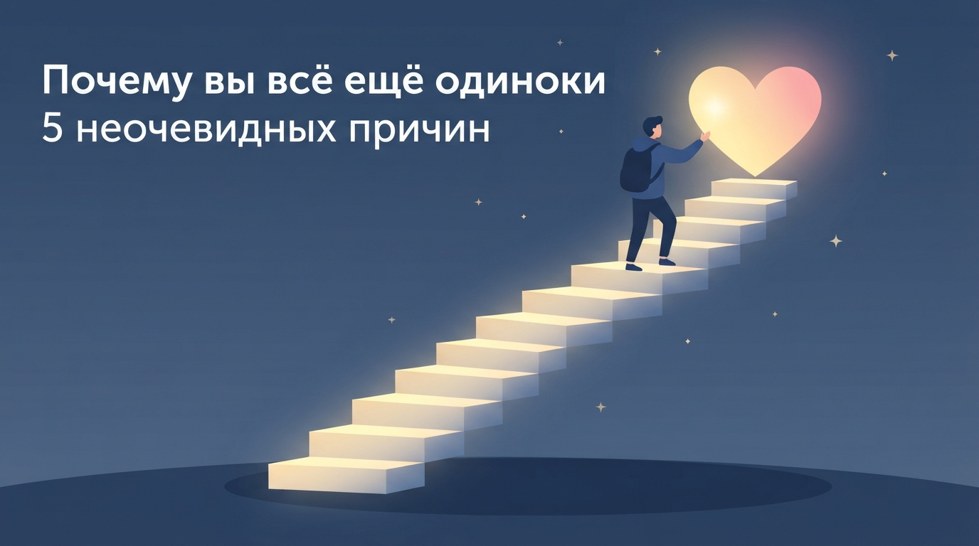 Почему вы всё ещё одиноки: 5 неочевидных причин