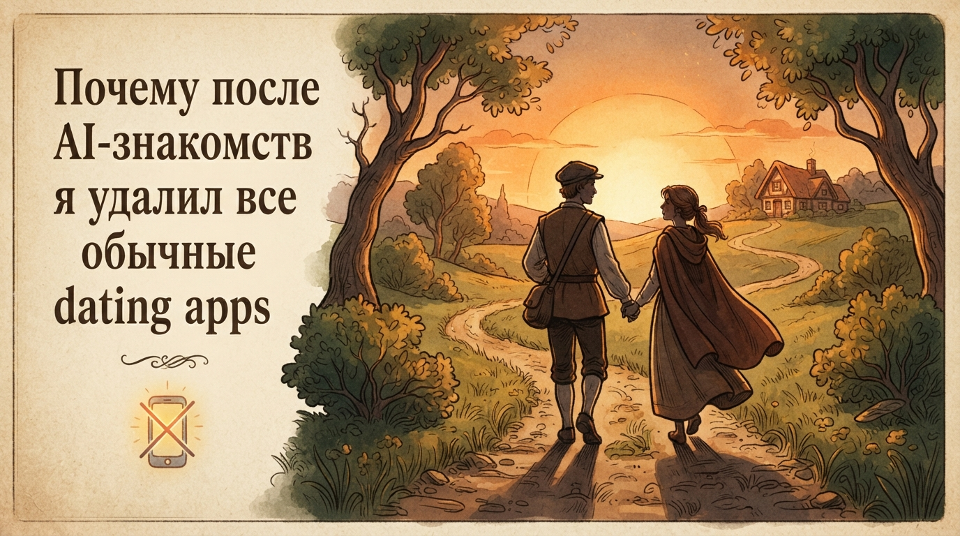 Почему после AI-знакомств я удалил все обычные dating apps