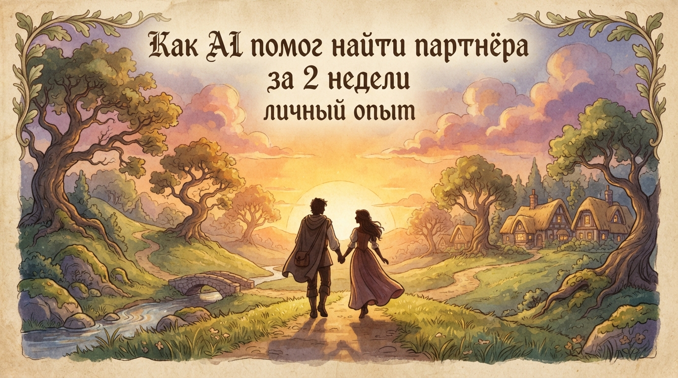 Как AI помог найти партнёра за 2 недели: личный опыт