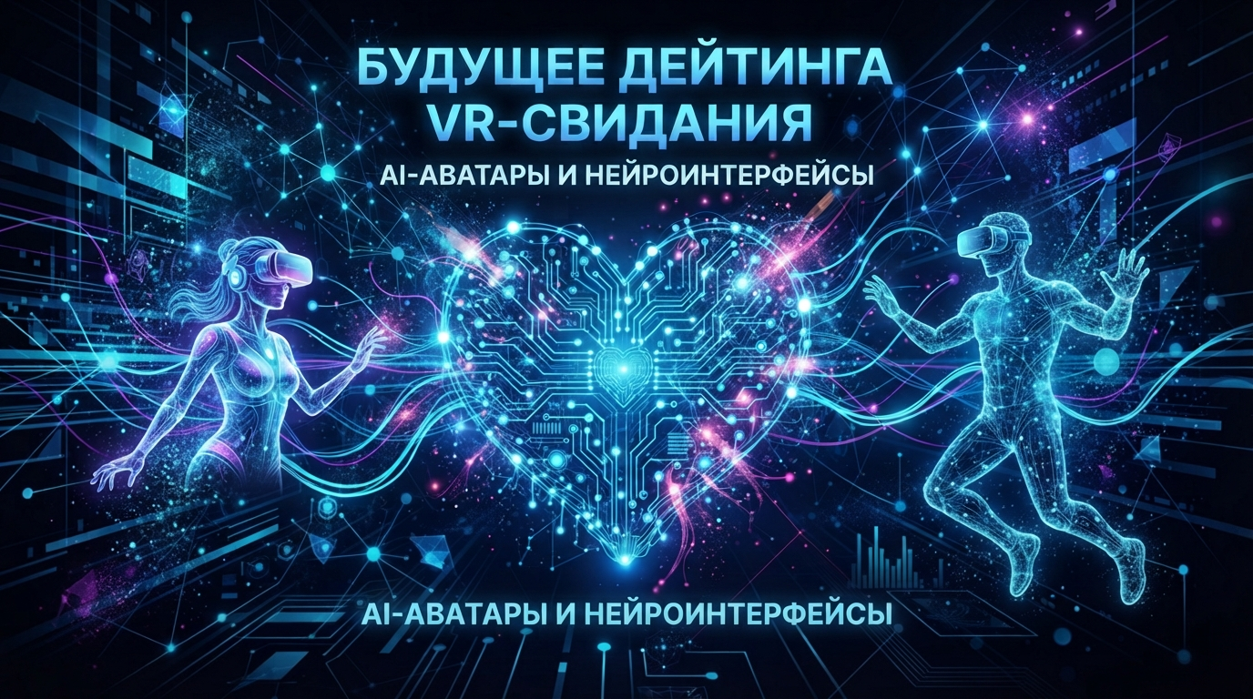 Будущее дейтинга: VR-свидания, AI-аватары и нейроинтерфейсы