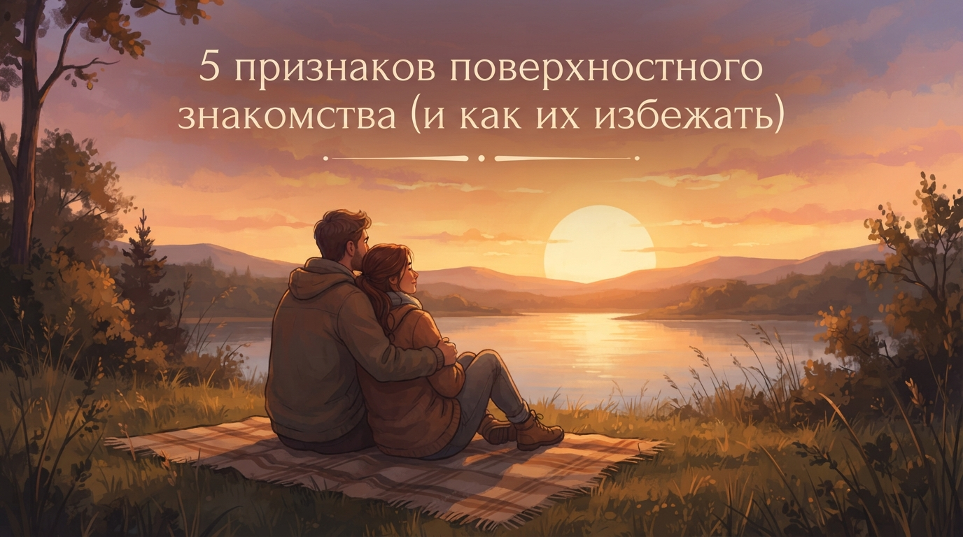5 признаков поверхностного знакомства (и как их избежать)