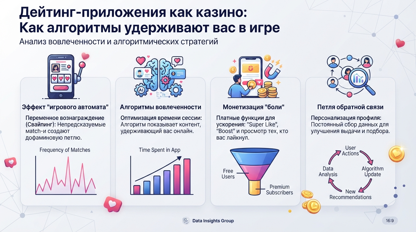 Дейтинг-приложения как казино: как алгоритмы удерживают вас в игре