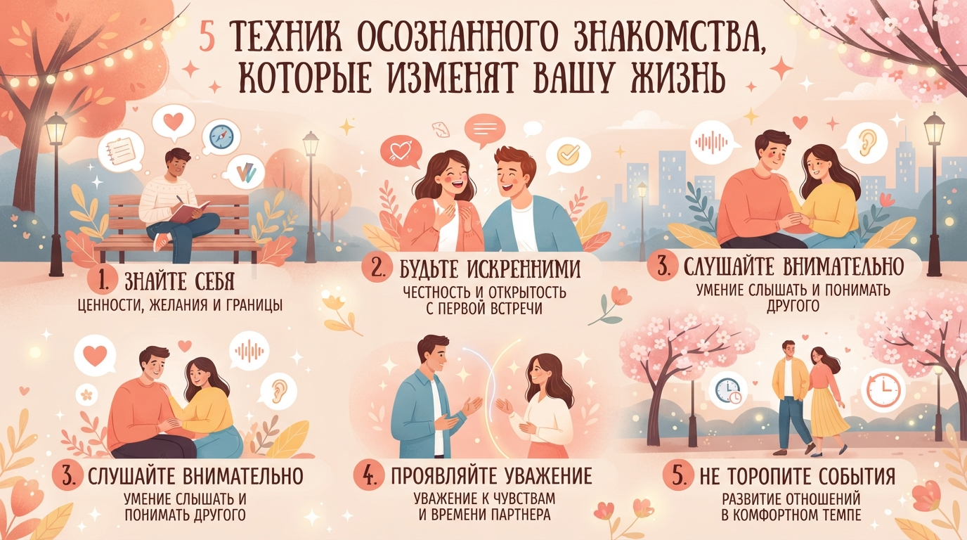 5 техник осознанного знакомства, которые изменят вашу жизнь