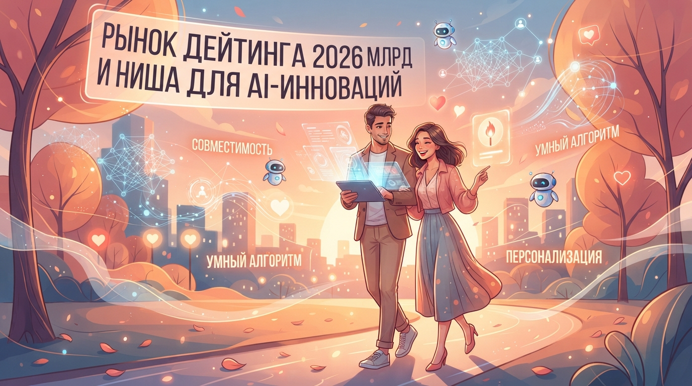 Рынок дейтинга 2026:  млрд и ниша для AI-инноваций