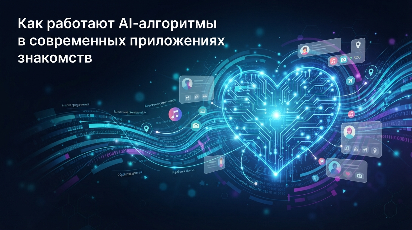 Как работают AI-алгоритмы в современных приложениях знакомств
